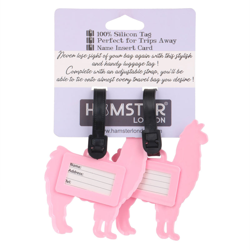 HAMSTER LONDON LLAMA SET OF 2 LUGGAGE TAGS