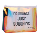 HAMSTER NO SHADES JUST SUNSHINE SHINY POUCH BLACK