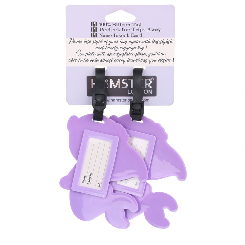 HAMSTER LONDON MERMAID SET OF 2 LUGGAGE TAGS
