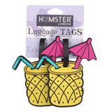 HAMSTER LONDON BEACH SET OF 2 LUGGAGE TAGS