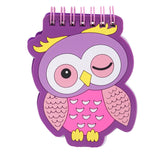 Hamster Silicon Notepad Purple Owl