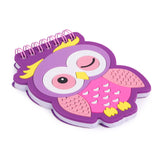 Hamster Silicon Notepad Purple Owl