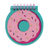 Hamster Silicon Notepad Pink Donut