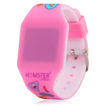 Hamster London Silicon Digital LED Band Wrist Watch for Girls- Lol