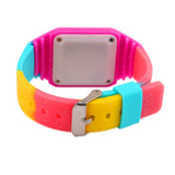 Hamster London Silicon Glitter Digital LED Band Wrist Watch for Girls- Pink Glitter