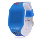 Hamster London Silicone LED Digital Wrist Watch for Boys- Football