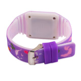 Hamster London Silicon Digital LED Band Wrist Watch for Girls - Mermaid