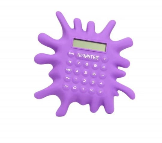Hamster London SPLASH CALCULATOR Purple