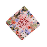 Hamster London Wooden Coasters for Home Set of 6 (Love what you do)