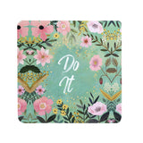 Hamster London Wooden Coasters for Home Set of 6 (do it)