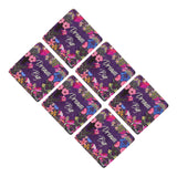 Hamster London Wooden Coasters for Home Set of 6 (dream big)