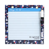 Hamster London Magnetic White Board - Dry, Erase. Can Be Stuck On Refrigerator Or Any Metal Surface,Good Gift for Any Occasion ( FOOTBALL)