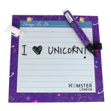 Hamster London Magnetic White Board - Dry, Erase. Can Be Stuck On Refrigerator Or Any Metal Surface,Good Gift for Any Occasion (UNICONR)