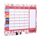 Hamster London Magnetic White Board - Dry, Erase. Can Be Stuck On Refrigerator Or Any Metal Surface,Good Gift for Any Occasion ( MEAL PLANER)