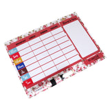 Hamster London Magnetic White Board - Dry, Erase. Can Be Stuck On Refrigerator Or Any Metal Surface,Good Gift for Any Occasion ( MEAL PLANER)