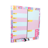 Hamster London Magnetic White Board - Dry, Erase. Can Be Stuck On Refrigerator Or Any Metal Surface,Good Gift for Any Occasion ( alphabet)