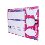 Hamster London Magnetic White Board - Dry, Erase. Can Be Stuck On Refrigerator Or Any Metal Surface,Good Gift for Any Occasion ( Lolipop )