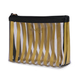 Hamster London Gold Strip Pouch