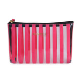 Hamster London pink retro stripe Pouch