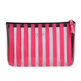 Hamster London pink retro stripe Pouch