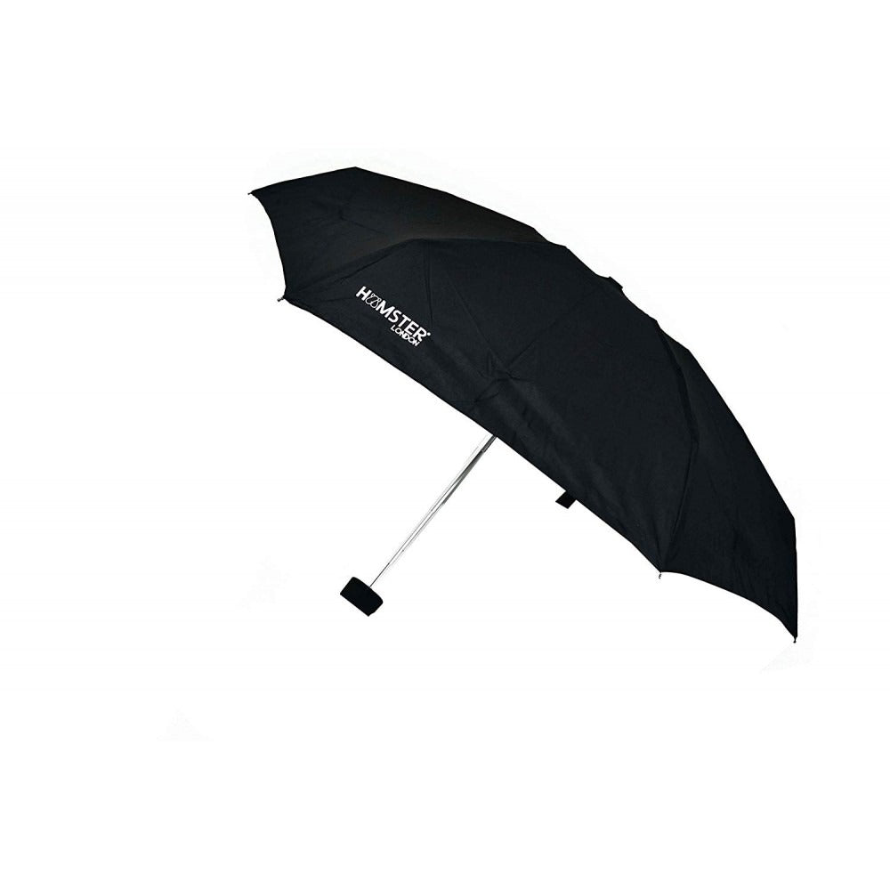 Hamster London Mini Black Umbrella with UV Coating