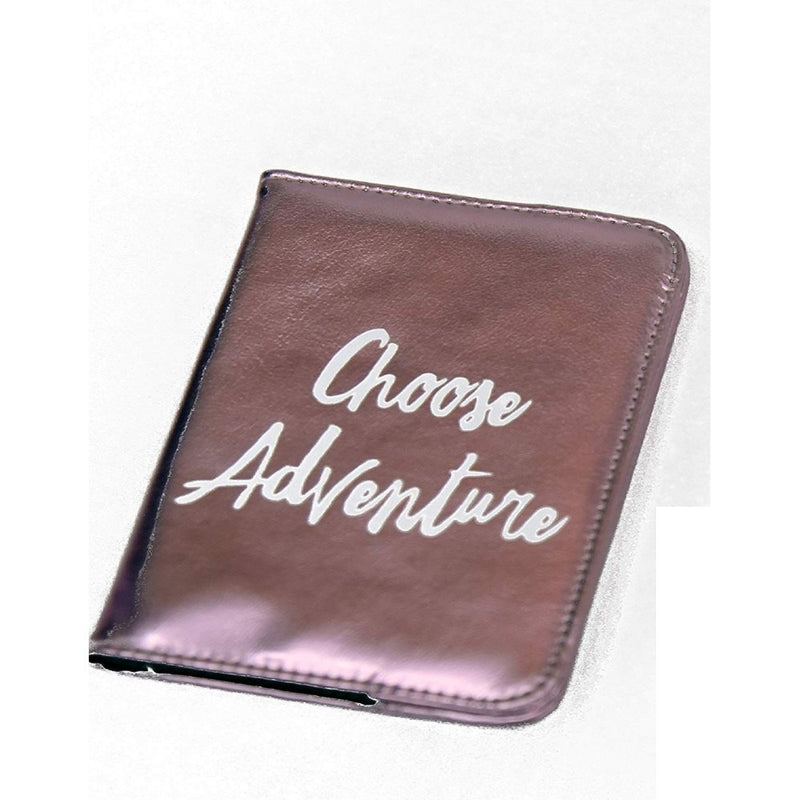 Hamster London Passport Holder Wallet for Men/Women - Choose Adventure (Dark Pink)