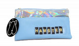 Hamster Customisable Name Pouch Blue